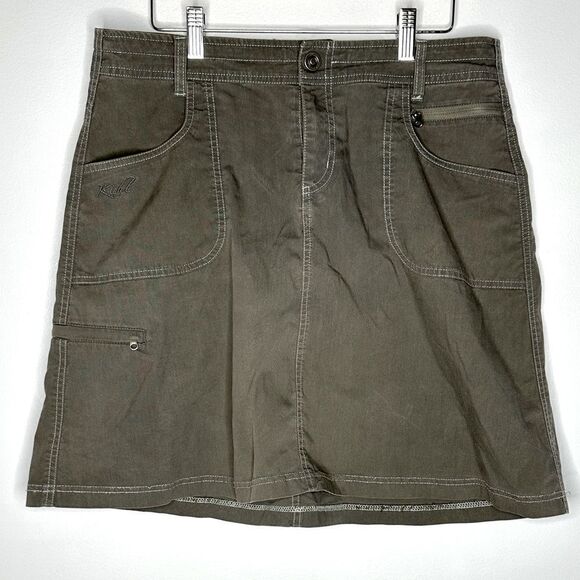 Kuhl Women’s Free Range Skirt size 10 grey - Picture 1 of 4